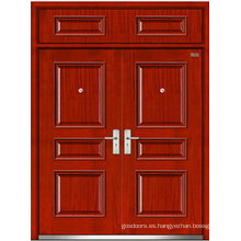 Puerta doble de acero de madera (LT-203)